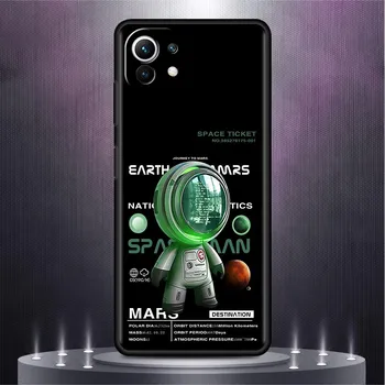 Роскошный чехол с космонавтом для Xiaomi Mi Poco X3 NFC M4 M3 Pro F3 GT F1 11 Lite Note 10 11T 10T 9T, мягкий чехол на заднюю панель телефона Xiaomi Mi 9