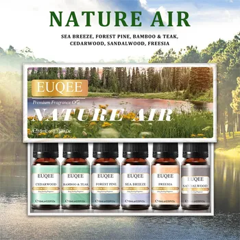 EUQEE 6 шт. набор ароматических масел подарок для ароматерапии диффузор йога спа массаж ванна уход за кожей релаксация DIY парфюм Spice