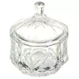 Сахарница 250 мл, стекло, 9х11 см, Y4-5042