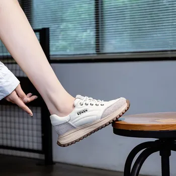 Женская обувь на толстой подошве Gump Shoes Повседневные кроссовки 35 абрикосовый