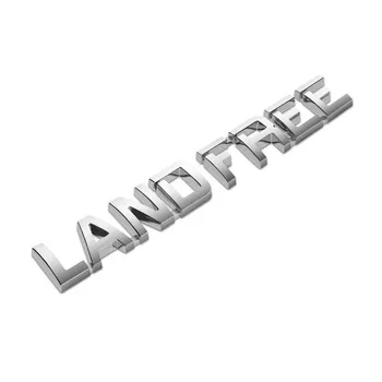 Автомобильный значок LA/ND FR/EE, наклейка с надписью, подходит для L/AND C/RUISER Pr/ado LA/ND FR/EE, наклейка с эмблемой и логотипом чёрный