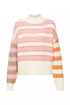 Шерстяной свитер в полоску Esprit Casual