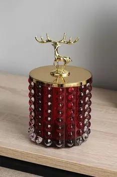 Шкатулка стеклянная Deer COINCASA