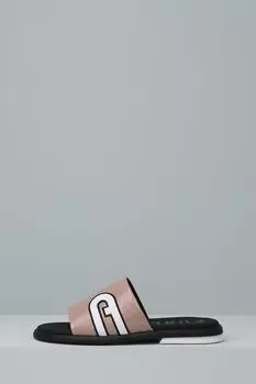Шлепанцы кожаные Furla