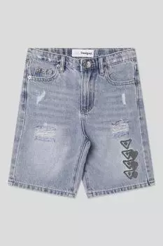 Шорты джинсовые рваные Desigual
