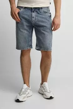 Шорты джинсовые с эффектом потертости Republic of Denim
