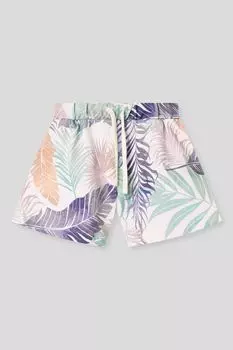 Шорты хлопковые на кулиске Benetton