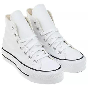 Высокие белые кеды Converse детские