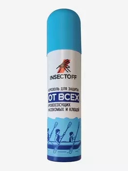 Аэрозоль от клещей и комаров Insectoff, Голубой