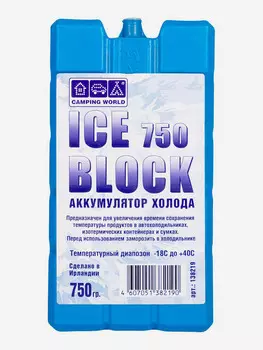 Аккумулятор холода Camping World Iceblock 750 гр, Синий