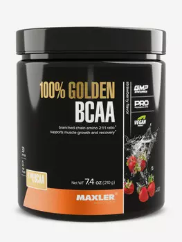 Аминокислоты Maxler 100% Golden BCAA (2:1:1) 210 гр. Клубника,