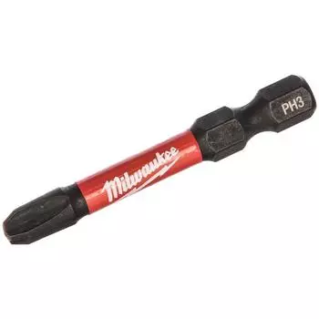 Бита Milwaukee Shockwave 4932430858 (PH3, 50 мм, шестигранный хвостовик)