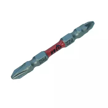 Биты двусторонние Боекомплект BPH2PZ2-60DOUBLE-2, PH2хPZ2х65 мм, 2 шт