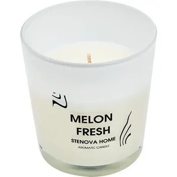 Свеча ароматизированная Melon Fresh желтая 8.5 см