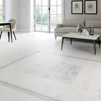 Керамогранит LB Ceramics Бьянка Каррара 45x45x0.8 см 1.62 м матовый цвет белый