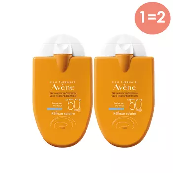 Avene Солнцезащитная компакт эмульсия SPF 50+, 30 мл х 2 шт. (Avene, Suncare)