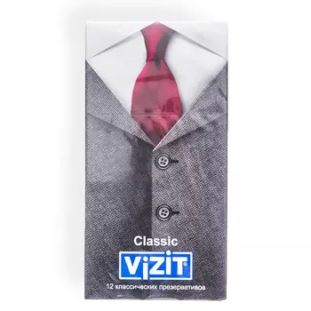 Vizit Презервативы классические, 12 шт (Vizit, Презервативы)
