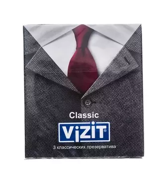 Vizit Презервативы классические, 3 шт (Vizit, Презервативы)