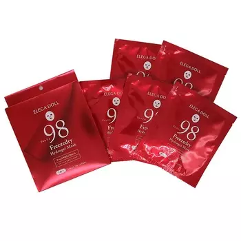 Elega Doll Fresh 98 Маска для лица гидрогелевая с фуллереном 5 шт
