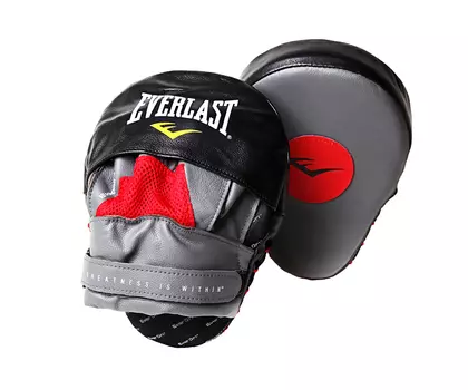 Лапы изогнутые Everlast Mantis Punch Mitts красно/черный
