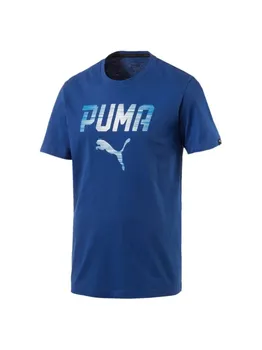 Функциональная рубашка Puma T Shirt mit Rundhalsausschnitt, синий