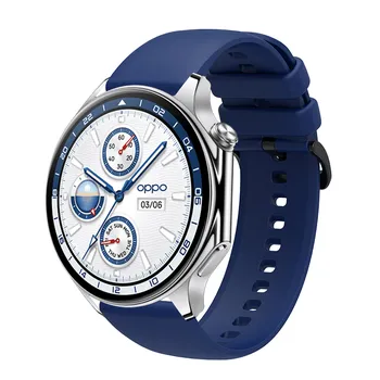 Ремешок, совместимый с OPPO, силиконовый материал Penc Iwatch, Sports Comfort Strap - Midnight Blue (Black Clasp)