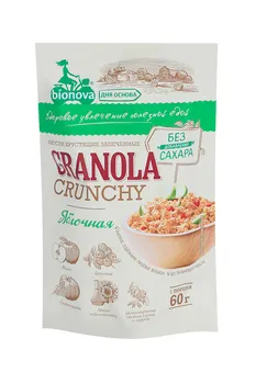 Мюсли Bionova порц Яблочные, 60 г