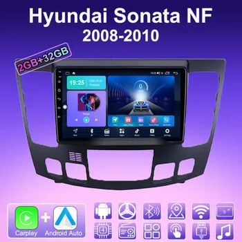 2 DIN Android Carplay Car Radio For Hyundai Sonata NF 2008-2010 Multimedia Player Head Unit Stereo GPS Navigation BT WIFI 2+32GB 1+16GB,A