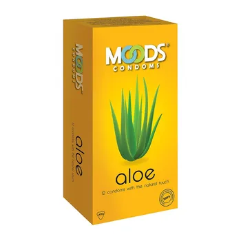 Презервативы с ароматом Алоэ вера (12 шт), Aloe Vera Condoms, Moods