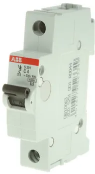 Автоматический выключатель ABB 2CDS251001R0044 S201 1P 4А (С) 6kA