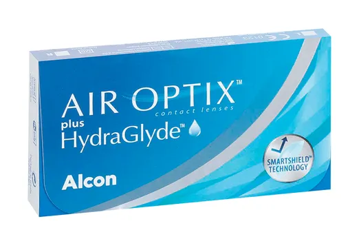 Контактные линзы Alcon Air Optix HydraGlyde (3) ежемесячные -3.50/14.20/8.6, 3 шт