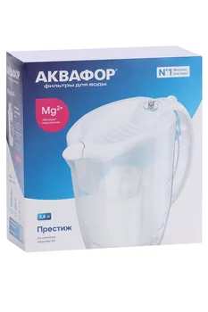 Кувшин Аквафор престиж д/воды с фильтром А5 белый 2,8 л