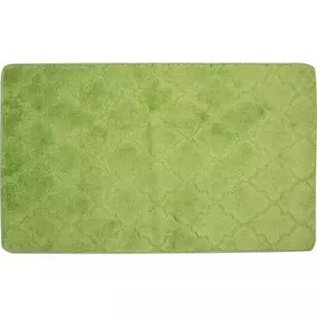 Коврик для ванной Bath Plus Лана 70x120 см цвет зелёный