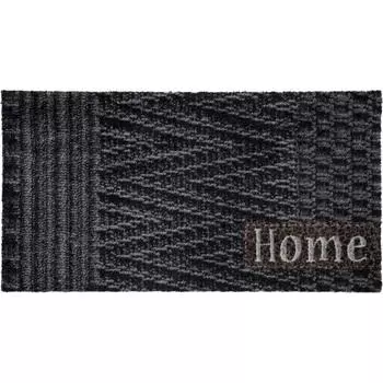 Коврик Globossoft Home 40x75 см, полиамид на ПВХ, цвет коричневый