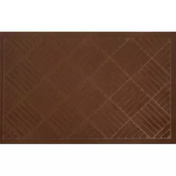 Коврик Inspire Lenzo 50x80 см полиэфир/резина цвет коричневый