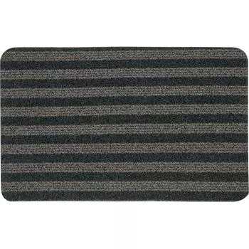 Коврик «Zebra» 66, 50x80 см, полипропилен, цвет чёрный/коричневый