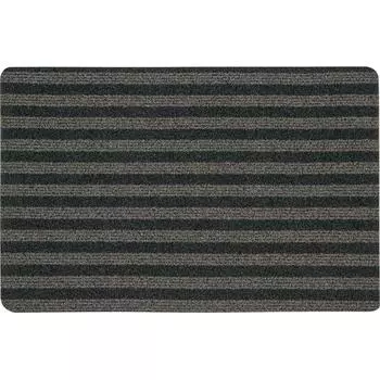 Коврик «Zebra» 66, 65x100 см, полипропилен, цвет чёрный/коричневый