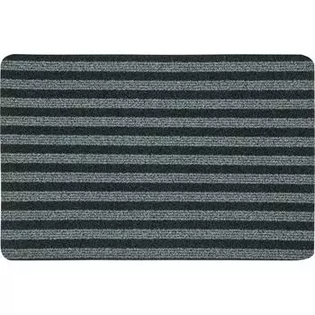 Коврик «Zebra» 71, 65x100 см, полипропилен, цвет чёрный/серый