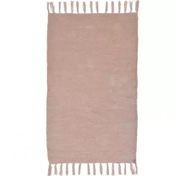 Коврик декоративный хлопок Inspire Manoa 50x80 см цвет розовый