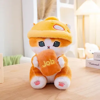 Мультяшный милый котенок плюшевая игрушка кошка спортивная серия мягкие куклы кавайные мягкие плюшевые игрушки коллекция хобби дети день рождения рождественские подарки 25cm