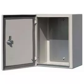DEKraft ЩРНМ-2 Корпус металлический навесной с монтажной панелью IP54, 500х400х220