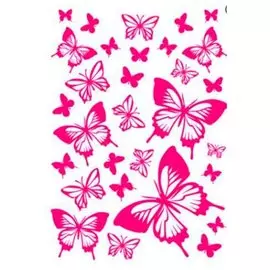 Декоретто БАБОЧКИ Розовые АЕ 4002