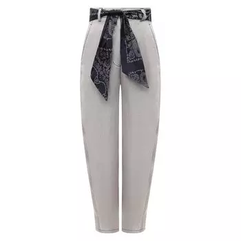 Льняные брюки Emporio Armani