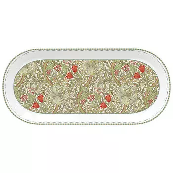 Блюдо овальное Easy Life William Morris, цвет зеленый