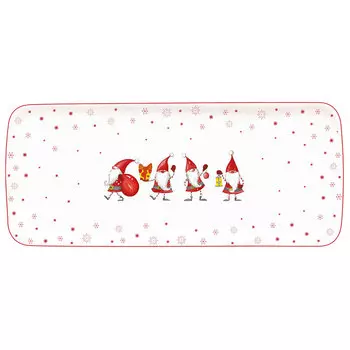 Блюдо прямоугольное Easy Life Christmas Gnomes