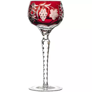 Бокал для вина Ajka Crystal Grape 220мл, темно-бордовый