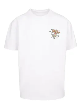 Футболка F4NT4STIC Tom And Jerry Pocket Mummy Jerry, белый