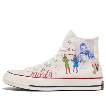 Кроссовки spencer mcmullen x chuck taylor all star 70 high 'people print' Converse, белый