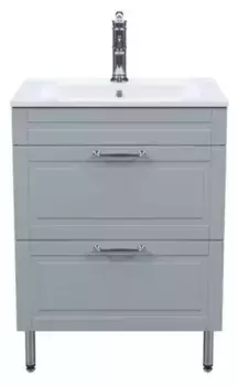 Тумба с раковиной «Iddis» Oxford 60 (Optima Home 60/46) светло-серый