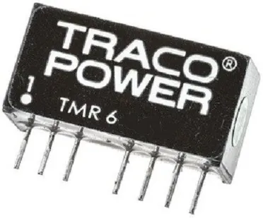 Преобразователь DC-DC модульный TRACO POWER TMR 6-2411WI Монтаж: на плату, SIP8; P вых: 6 Вт; #: 1; U вх: 18...72 В; Выход: 5 В; Возможности: ДУ